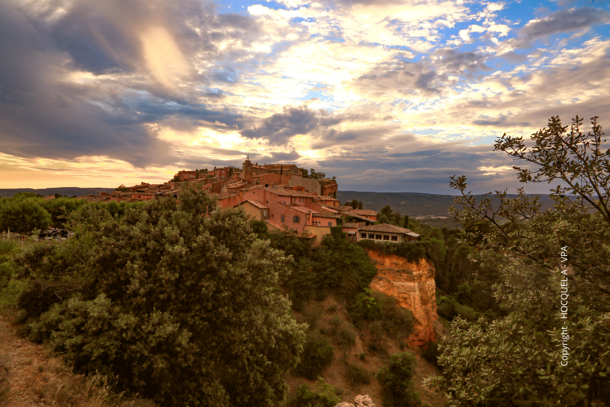 Village de Roussillon et son sentier des Ocres