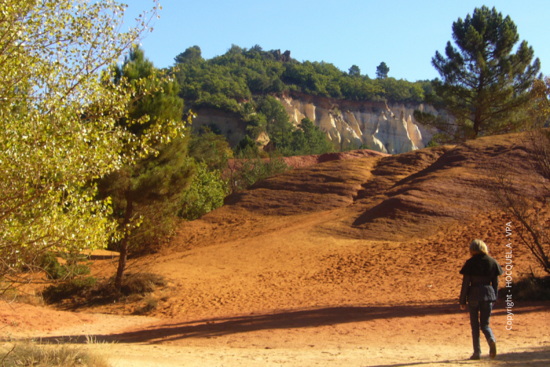 Balade dans les ocres du Colorado Provençal à Rustrel 